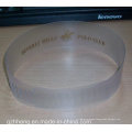 Clear PVC rigid sheet plastic collar stand for garment accessories(plastic products)